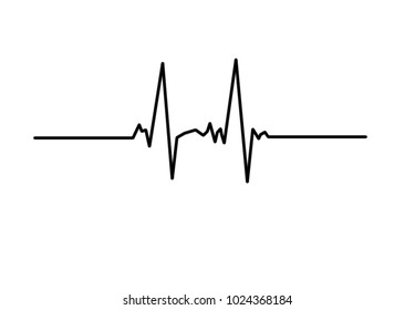 Death Icon Cardiac Arrest Cardio Cardiogram Stock Illustration 1067336933