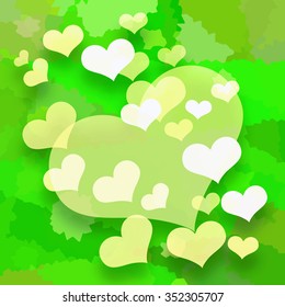 Hearts background