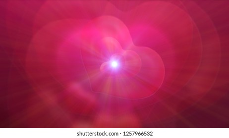 hearts background abstract