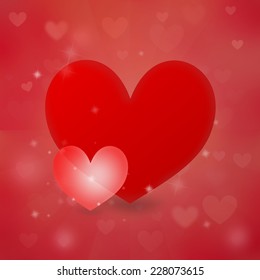 Hearts Design Background