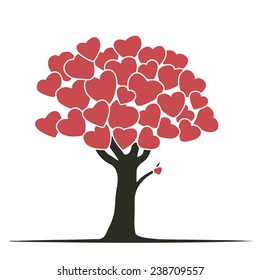 hearts tree