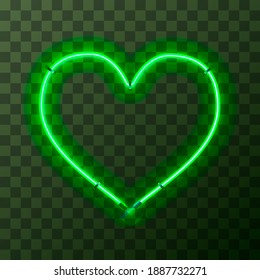 Neon Green Heart Images Stock Photos Vectors Shutterstock