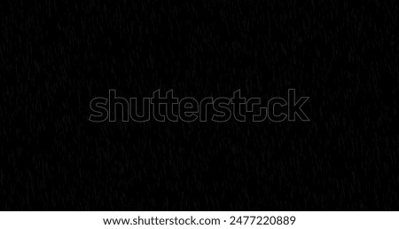 Heavy rain falling on dark background. Heavy rain falls on a dark background for Slow Rain, Thunder, speedy, night, Dramatic, Sky Drops. Easy to use.