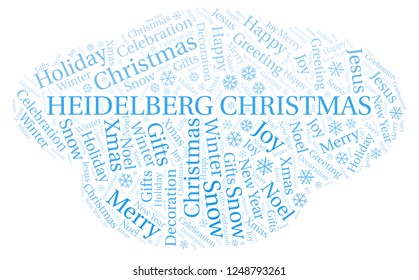 Heidelberg Christmas Word Cloud.