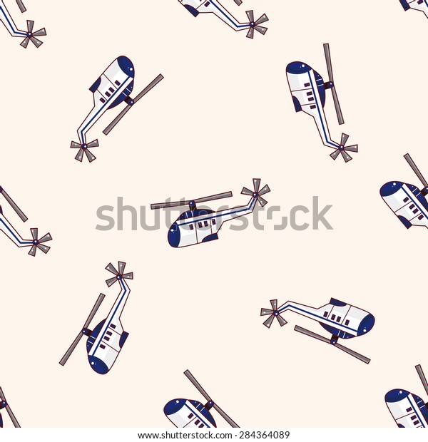 helicopter ,\
cartoon seamless pattern\
background