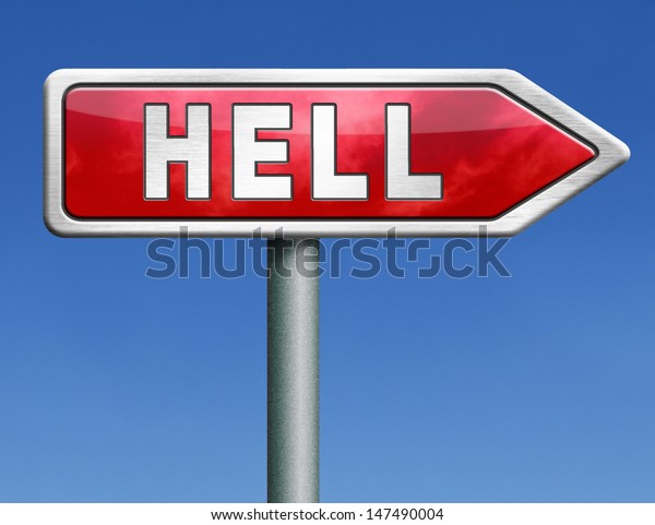 Hell Fire Punishment Sinner Burn Eternity Stock Illustration 147490004 ...