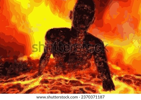 Hellfire torment design vector illustration