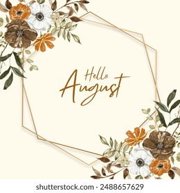 Hello August, Welcome, Summer, Vacation,  - Powered by Shutterstock