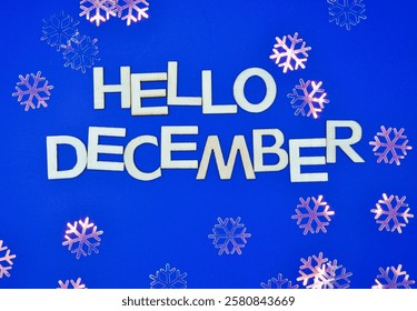 hello december write - hello december background