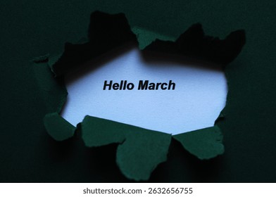 hello march write - hello march banner