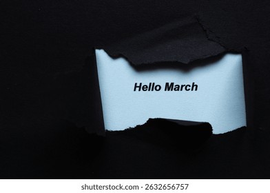 hello march write - hello march banner