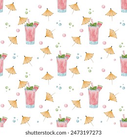 Hello summer seamless patterns, hello summer background