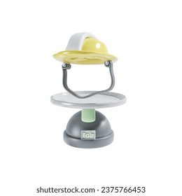 helm labour and construction 3d render