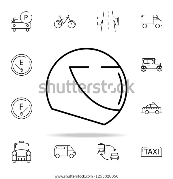 helmet icon. transportation icons universal set\
for web and\
mobile