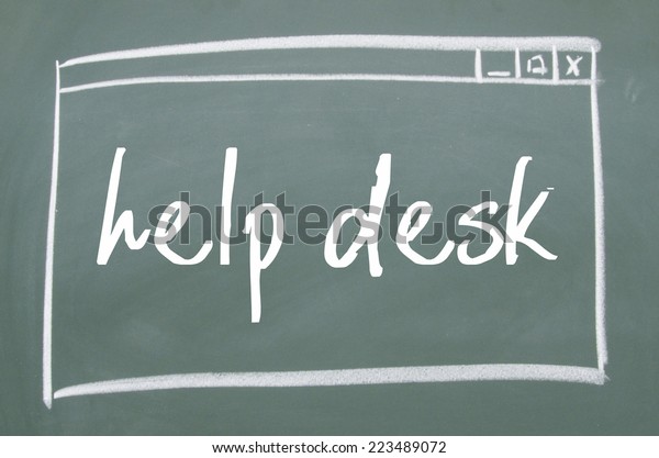 Help Desk Web Window On Blackboard Business Finance Technology