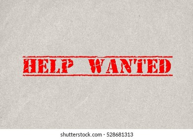 Help wanted text