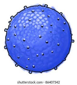 Hepatitis B Illustration