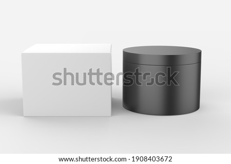 Herb Grinder Mockup isolated on white background. 3d illustration