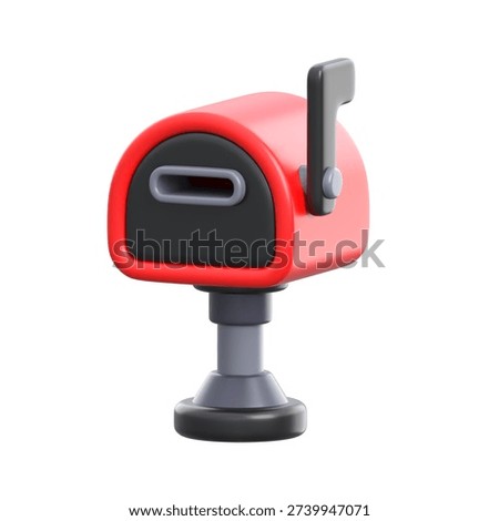 Here is a visually appealing 3d illustration denoting public mailbox