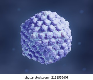 Herpes Simplex Virus, 3d Illustration