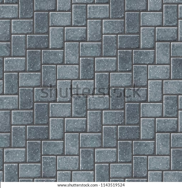 Herringbone Pattern Paving Seamless Texture Stock Illustration 1143519524