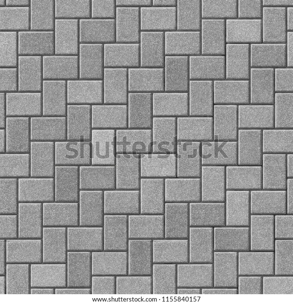 Herringbone Pattern Paving Seamless Texture Stock Illustration 1155840157