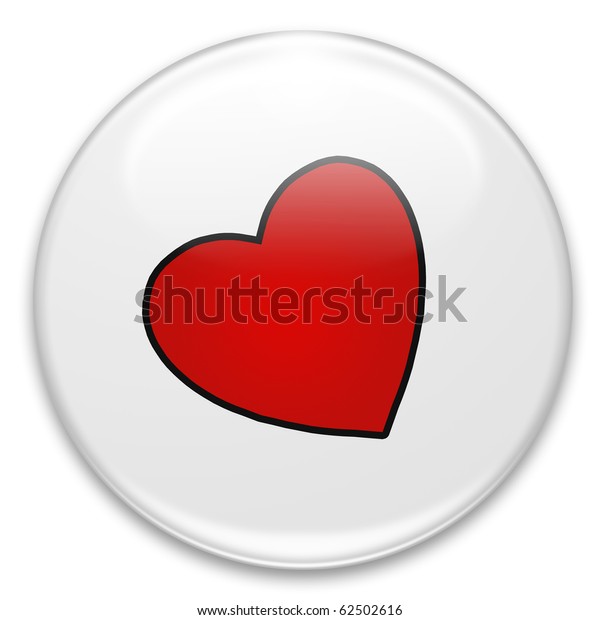 Herz Button Stock Illustration