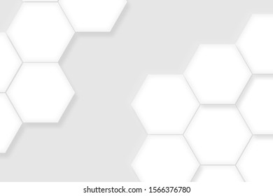 Hexagon Background Presentations White Hexagon Background Stock ...