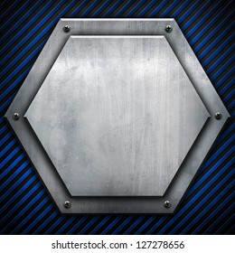 Hexagon Metal Plate