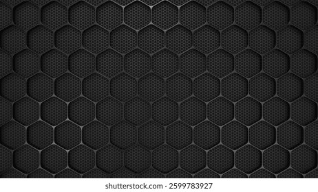 Hexagonal Abstract Technology Background
