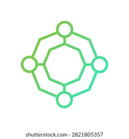 Hexagonal Node Mesh and Interlinked Topology Web Structure