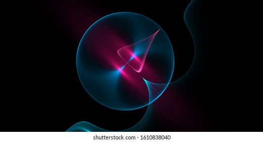 Higgs Boson God Particle - Visualization of Quantum Physics Concept Design
