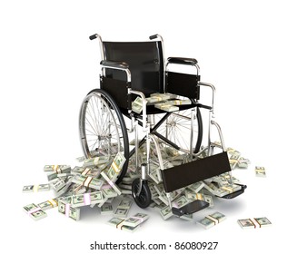 The High Costs Of Medical Care, Expenses In Treatment, Nursing Homes, Healthcare,insurance Ect. Concept