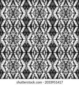 High definition repeat boho geometric pattern isolated on texture surface
