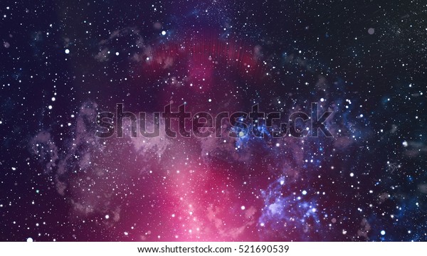 高清晰度星场背景 星空外太空背景纹理 五颜六色的星空夜空外太空背景 库存插图