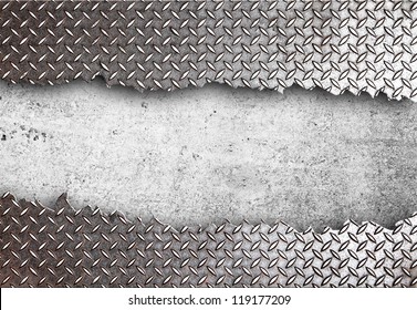 High Definition  Torn Metal Texture