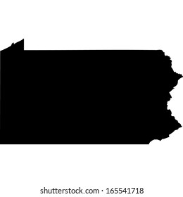 Pennsylvania State Outline Images, Stock Photos & Vectors | Shutterstock