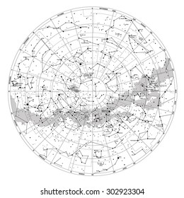 Southern Sky Star Chart