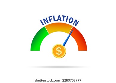 High inflation concept with meter - Shutterstock ID 2280708997