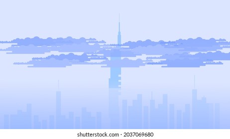A high maracodrap in the mist