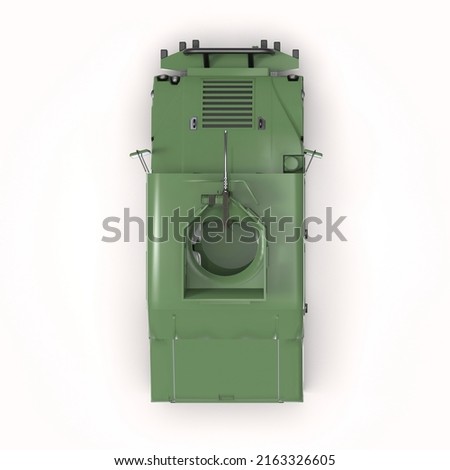 High Mobility Multipurpose Wheeled Vehicle, Light Utility Combat Multi-Role Vehicle Isolated on White Background, Military's Army Tactical Vehicle, Army Equipment, 3d Illustratrion