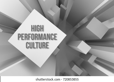 High Performance Culture Business Conceptual, Abstract Modern Pillar Style Soft White & Gray Background. Good For Title, Graphic Design, Catalog, Textile, Texture Or Backdrop. 3D Rendered Image.