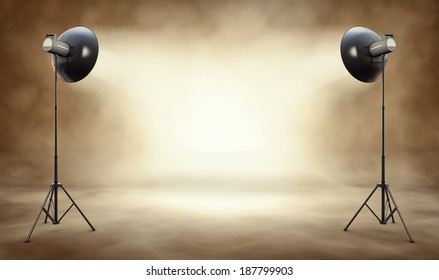 high resolution 3D rendering of a studio background - Powered by Shutterstock