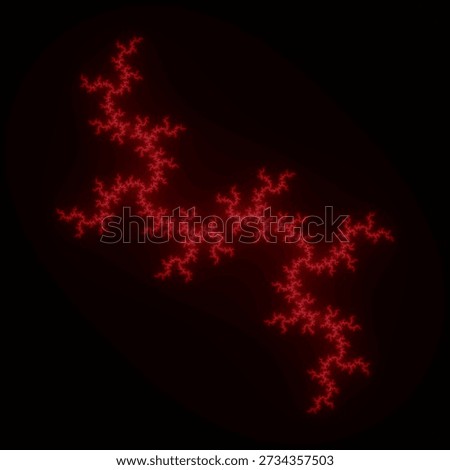 High resolution 5K rendering of a Cardinal Power style fractal pattern. Standard Julia Set algorithm with Maroon, Cardinal Red, Silver gradient. Isolated glowing structure on transparent background, optimized for black t-shirt printing and dark streetwear aesthetics.