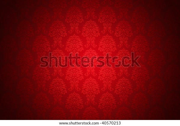 細かい赤い装飾が施された高解像度の背景壁紙 のイラスト素材 40570213
