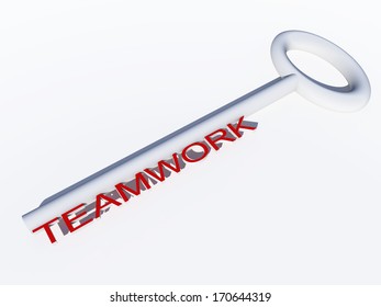 High resolution concept or conceptual red and white 3D key isolated on white background, metaphor for business, team, teamwork, trend,media,focus, market, value, product or customer.Also for corporate