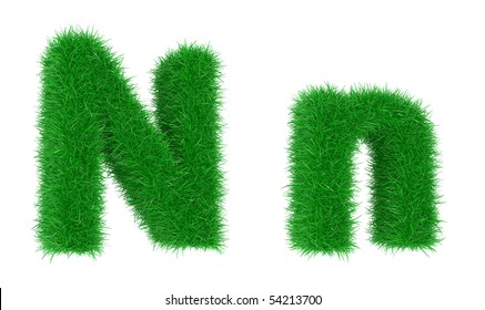 High Resolution Grass Font Isolated On Stock Illustration 54269404 ...