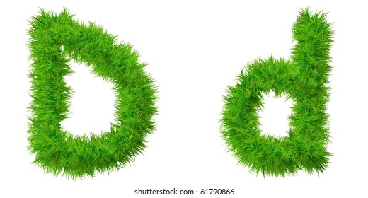 High Resolution Grass Font Isolated On Stock Illustration 61790866 ...