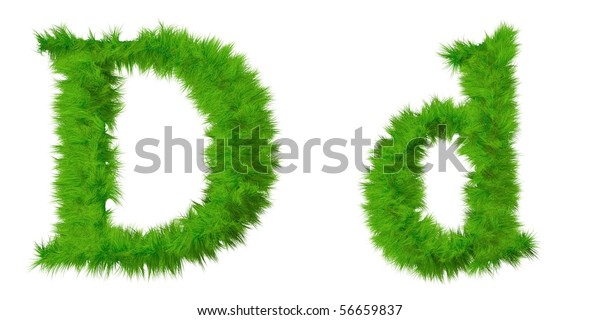 High Resolution Grass Fonts Isolated On Stock Illustration 56659837