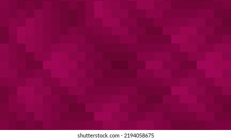 High Resolution Mosaic Square Background. Pixelated Boxes Background.Dark Magenta Gradient Pixels. Magenta Box Pixels Effect. Seamless Geometric Box Pattern. Banner Design 